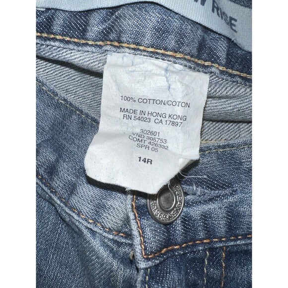 Gap Jeans Ultra Low Rise Jeans Womens Sz 14 Y2K ASO Gossip Girl Alternative New - Picture 8 of 10